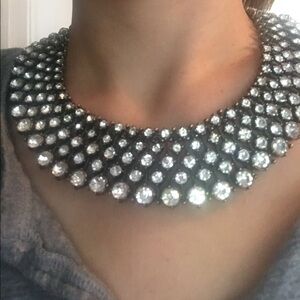Zara Silver Statement Necklace